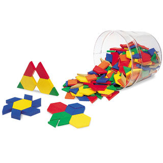 Pattern Blocks: Plastic (0.5 cm)