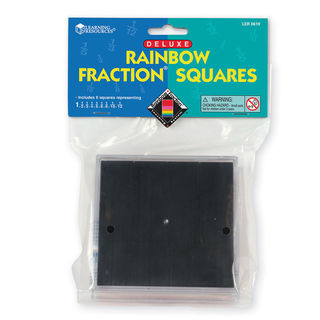 Deluxe Rainbow Fraction Squares