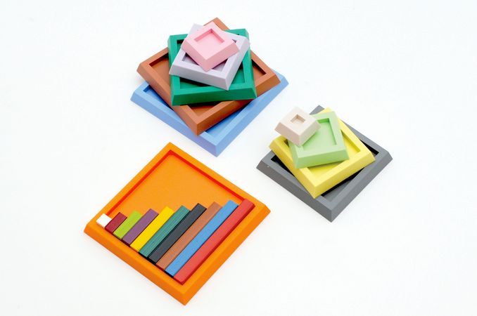 Cuisenaire Number Rod Trays 1-10 and 20