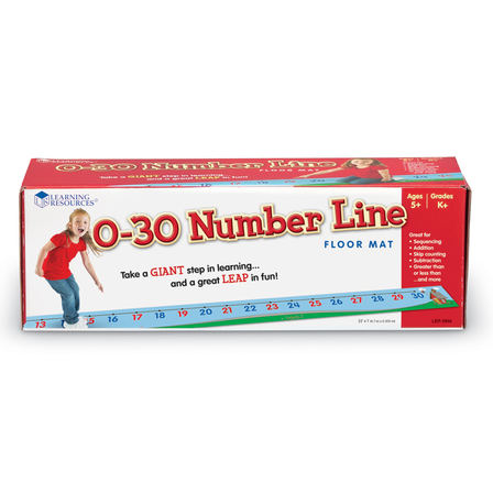 0 30 Number Line Floor Mat From Edushop Nz
