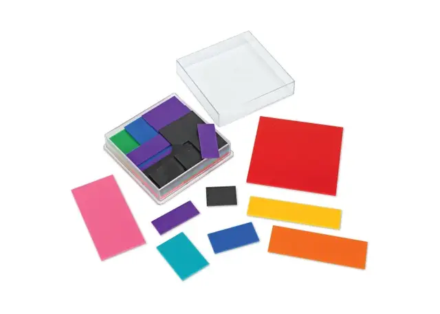 Deluxe Rainbow Fraction Squares