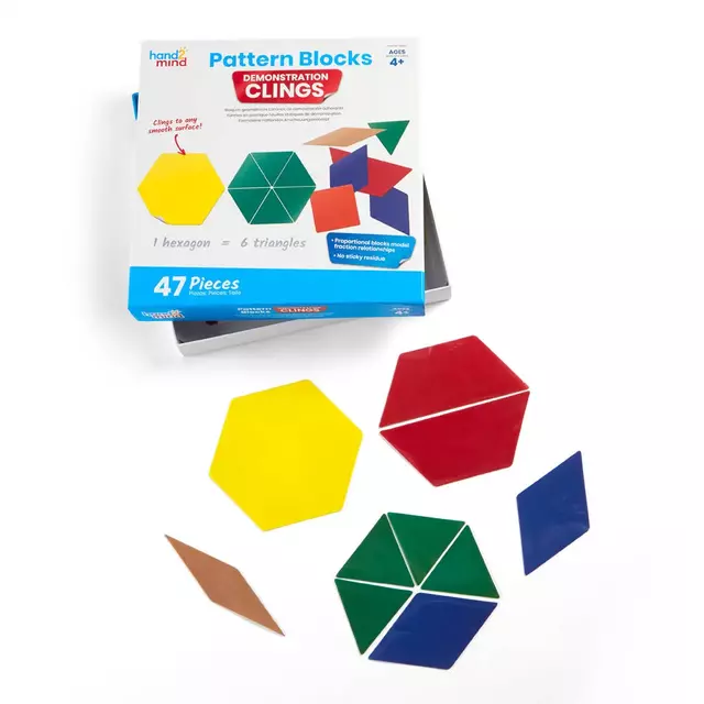 Pattern Blocks Demonstration Clings