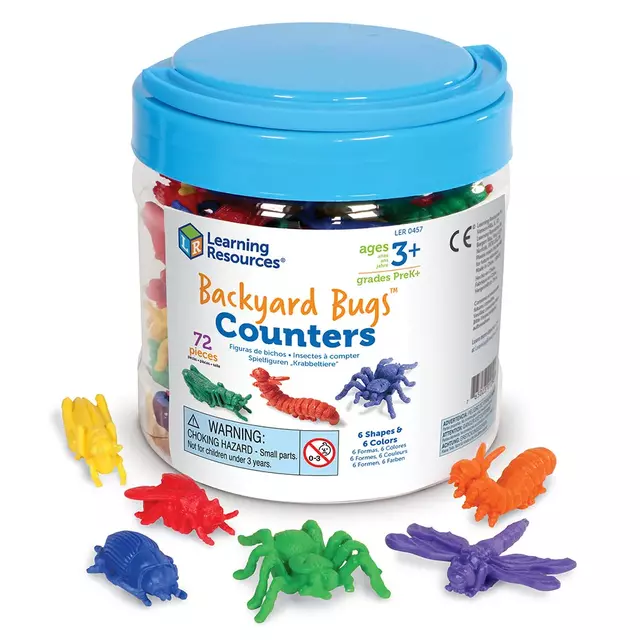Backyard Bugs' Counters (Set of 72)