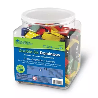 Double-Six Wooden Dominoes