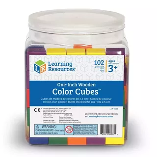 Wooden Colour Cubes' (Set of 102)