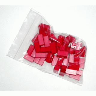 Pack of 50 Red cuisenaire rods - twos