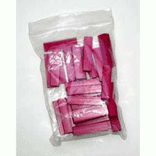Pack of 28 pink (purple) plastic cuisenaire rods - fours